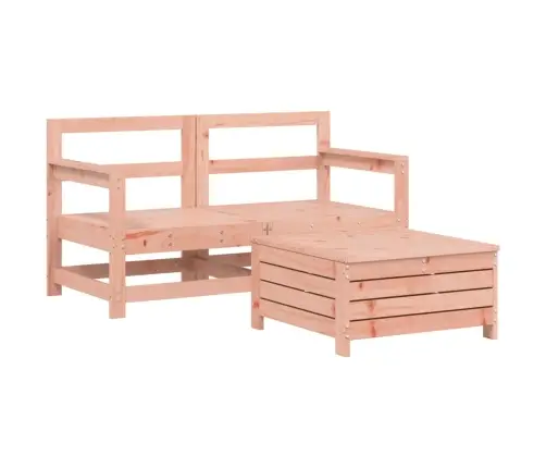 3-Daļīgs Dārza Dīvānu Komplekts, Egles Masīvkoks Vidaxl