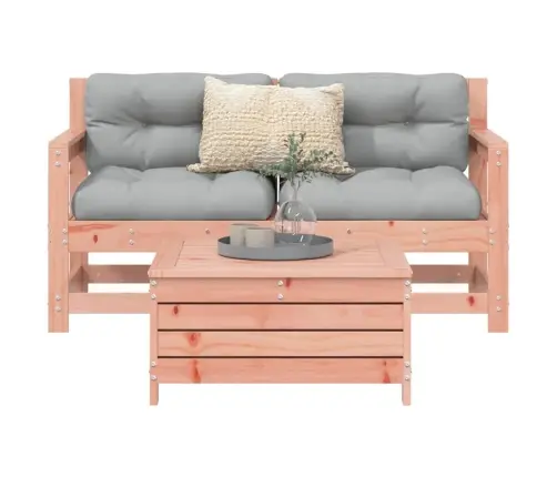 3-Daļīgs Dārza Dīvānu Komplekts, Egles Masīvkoks Vidaxl