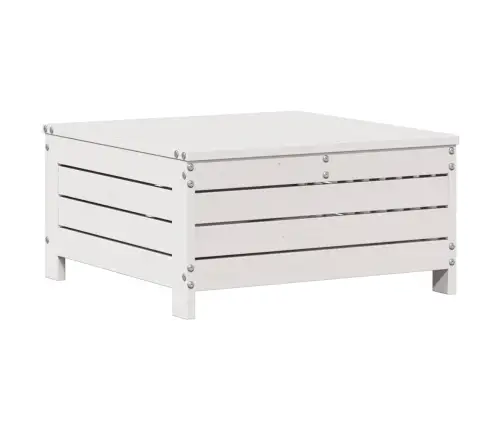 3-Osaline Aiamööblikomplekt Patjadega, Valge, Toekas Männipuit