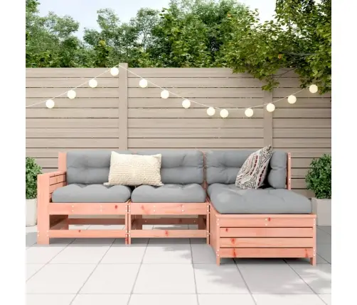 4-Daļīgs Dārza Dīvānu Komplekts, Egles Masīvkoks Vidaxl