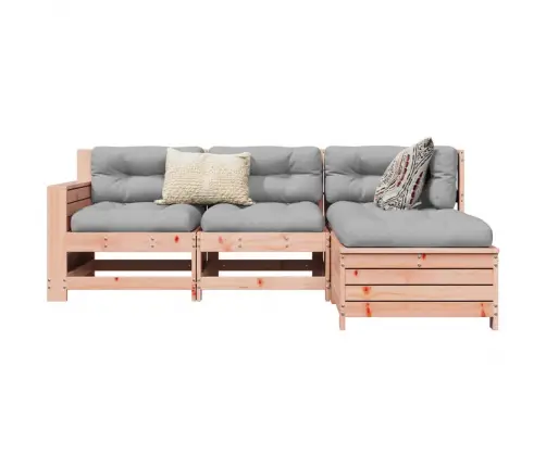 4-Daļīgs Dārza Dīvānu Komplekts, Egles Masīvkoks Vidaxl