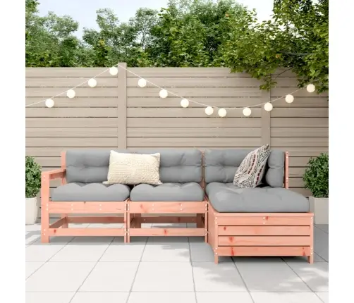 4-Daļīgs Dārza Dīvānu Komplekts, Egles Masīvkoks Vidaxl