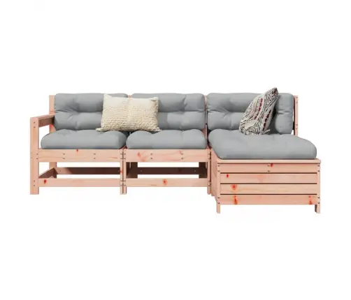 4-Daļīgs Dārza Dīvānu Komplekts, Egles Masīvkoks Vidaxl