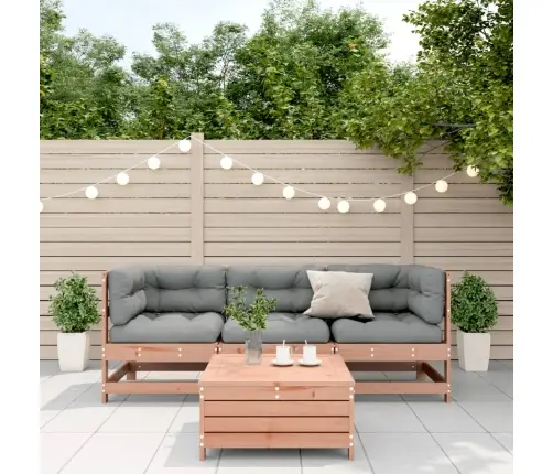 4-Daļīgs Dārza Atpūtas Mēbeļu Komplekts Ar Matračiem, Egle Vidaxl