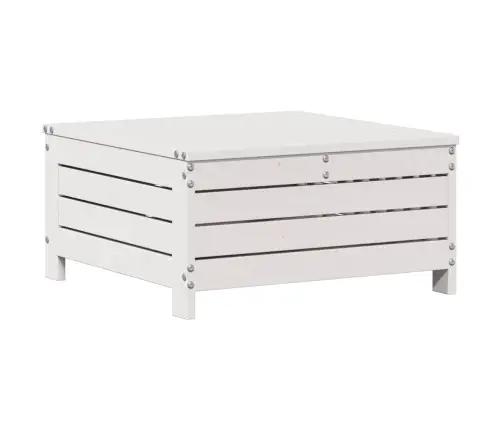 4-Daļīgs Dārza Atpūtas Mēbeļu Komplekts, Balts Priedes Koks Vidaxl