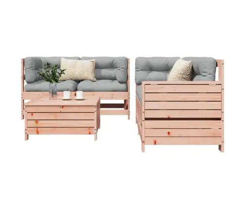 5-Daļīgs Dārza Dīvānu Komplekts, Egles Masīvkoks Vidaxl