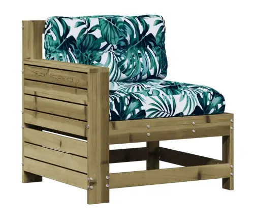 Sodo Poilsio Komplektas Su Pagalvėlėmis, 5 Dalių, Pušis