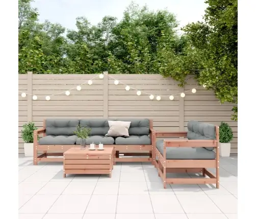 6-Daļīgs Dārza Atpūtas Mēbeļu Komplekts Ar Matračiem, Egle Vidaxl