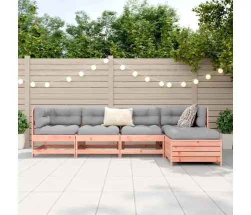 5-Daļīgs Dārza Dīvānu Komplekts, Egles Masīvkoks Vidaxl