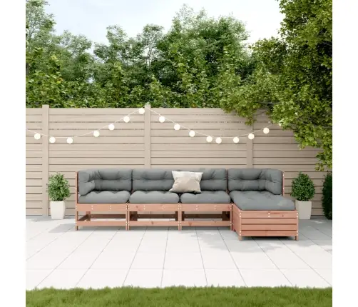 5-Daļīgs Dārza Atpūtas Mēbeļu Komplekts Ar Matračiem, Egle Vidaxl