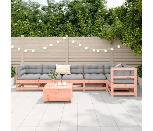 7-Daļīgs Dārza Dīvānu Komplekts, Egles Masīvkoks Vidaxl