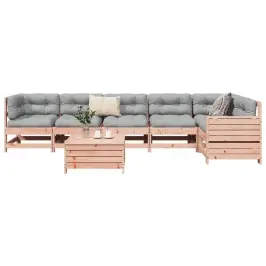 7-Daļīgs Dārza Dīvānu Komplekts, Egles Masīvkoks Vidaxl