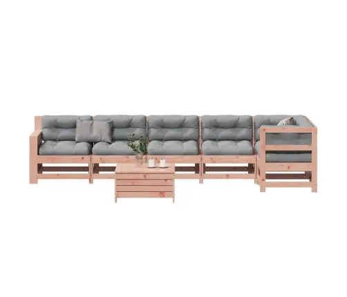 7-Daļīgs Dārza Atpūtas Mēbeļu Komplekts Ar Matračiem, Egle Vidaxl