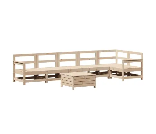 7-Osaline Aiadiivani Komplekt, Männipuit