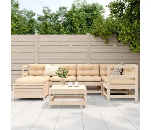 7-Osaline Aiadiivani Komplekt, Männipuit