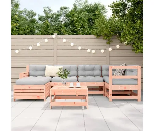 7-Daļīgs Dārza Dīvānu Komplekts, Egles Masīvkoks Vidaxl