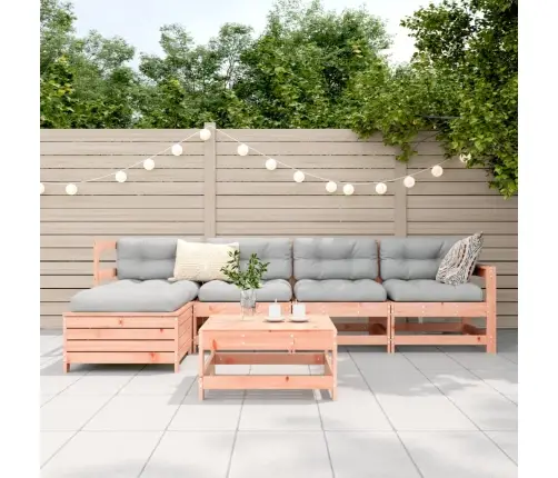 Sodo Sofos Komplektas, 6 Dalių, Douglas Eglės Masyvas