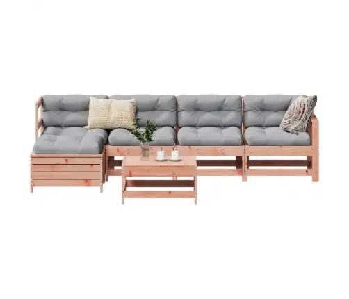 Sodo Sofos Komplektas, 6 Dalių, Douglas Eglės Masyvas