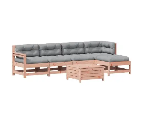 6-Daļīgs Dārza Atpūtas Mēbeļu Komplekts Ar Matračiem, Egle Vidaxl