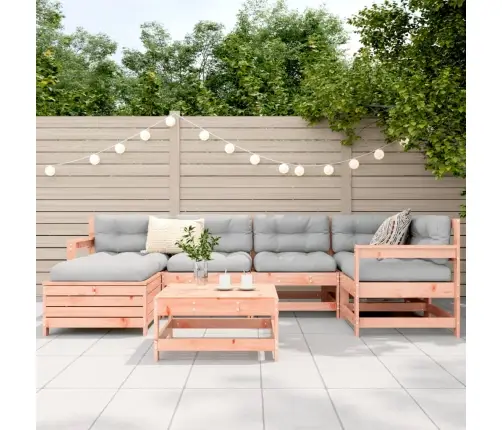 7-Daļīgs Dārza Dīvānu Komplekts, Egles Masīvkoks Vidaxl