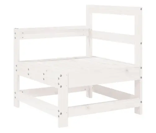 7-Osaline Aiadiivani Komplekt, Valge, Männipuit