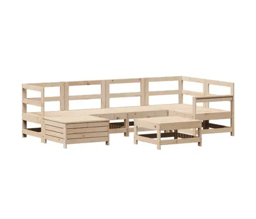 7-Osaline Aiadiivani Komplekt, Männipuit