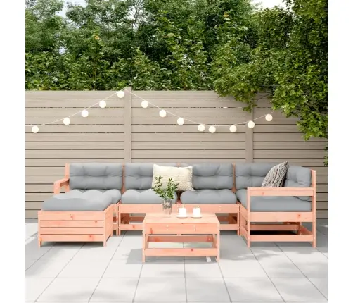 7-Daļīgs Dārza Dīvānu Komplekts, Egles Masīvkoks Vidaxl