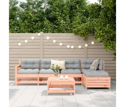 Sodo Sofos Komplektas, 6 Dalių, Douglas Eglės Masyvas