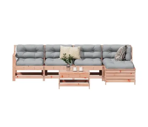 Sodo Sofos Komplektas, 6 Dalių, Douglas Eglės Masyvas