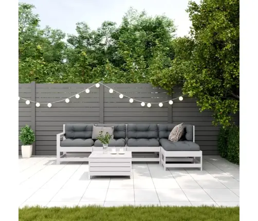 6-Daļīgs Dārza Atpūtas Mēbeļu Komplekts Ar Matračiem, Priede Vidaxl