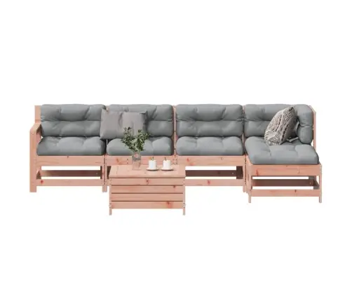 6-Daļīgs Dārza Atpūtas Mēbeļu Komplekts Ar Matračiem, Egle Vidaxl