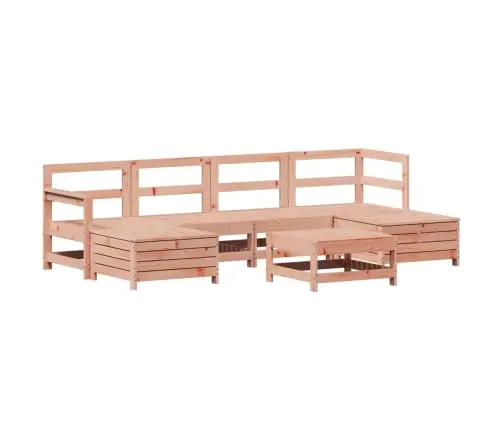 Sodo Sofos Komplektas, 7 Dalių, Douglas Eglės Masyvas