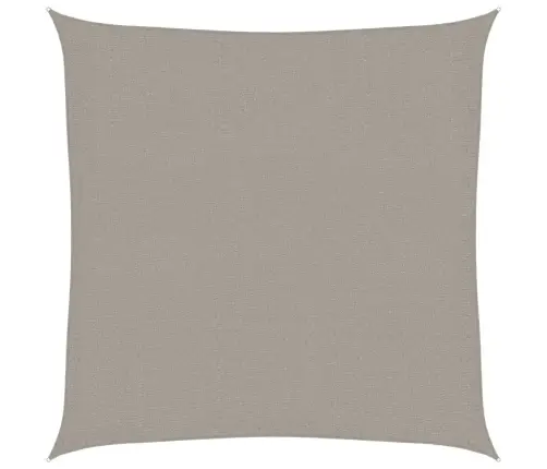 Saulessargs, 160 G/M², Kvadrāta, Gaiši Pelēki, 3X3 M, Hdpe Vidaxl