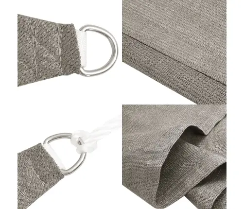 Saulessargs, 160 G/M², Kvadrāta, Gaiši Pelēki, 4,5X4,5 M, Hdpe Vidaxl Saulessargs, 160 G/M², Kvadrāta, Gaiši Pelēki, 4,5X4,5 M, Hdpe Vidaxl