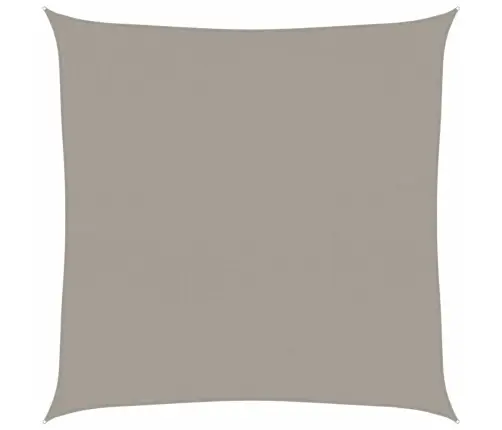 Saulessargs, 160 G/M², Kvadrāta, Gaiši Pelēki, 5X5 M, Hdpe Vidaxl