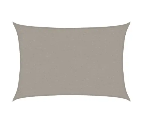 Saulessargs, 160 G/M², Taisnstūra, Gaiši Pelēks, 2X2,5 M, Hdpe Vidaxl