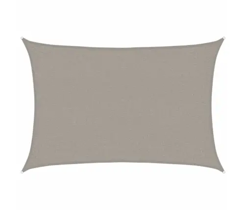 Saulessargs, 160 G/M², Taisnstūra, Gaiši Pelēks, 2X3 M, Hdpe Vidaxl