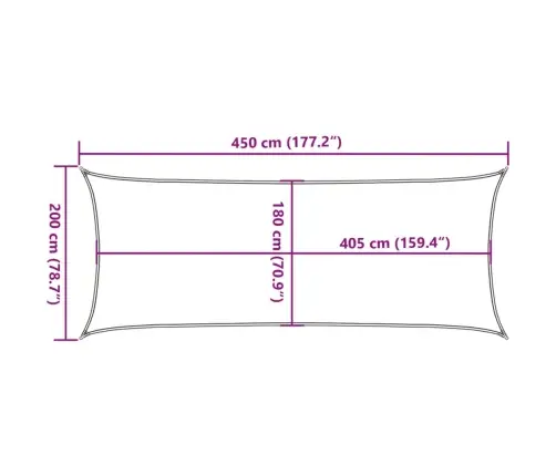 Burė Nuo Saulės, Šviesiai Siva, 2X4,5M, Hdpe, 160G/M²