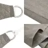 Saulessargs, 160 G/M², Taisnstūra, Gaiši Pelēks, 2,5X4 M, Hdpe Vidaxl