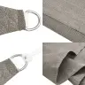 Päikesepuri 160 G/M² Ristkülik, Helehall, 2,5X4,5 M, Hdpe