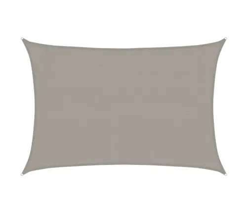Saulessargs, 160 G/M², Taisnstūra, Gaiši Pelēks, 3X5 M, Hdpe Vidaxl