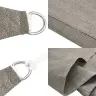 Saulessargs, 160 G/M², Taisnstūra, Gaiši Pelēks, 3X6 M, Hdpe Vidaxl