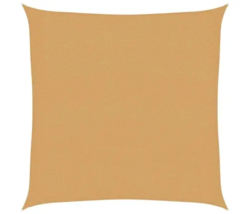 Saulessargs, 160 G/M², 3X3M, Kvadrāta Forma, Smilšu Krāsa, Hdpe Vidaxl