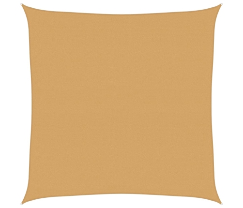 Saulessargs, 160 G/M², 4X4M, Kvadrāta Forma, Smilšu Krāsa, Hdpe Vidaxl