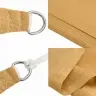 Saulessargs, 160 G/M², 4X4M, Kvadrāta Forma, Smilšu Krāsa, Hdpe Vidaxl