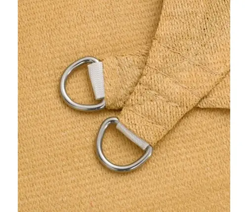 Saulessargs, 160 G/M², Taisnstūra, Smilšu Krāsa, 3X4 M, Hdpe Vidaxl