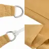 Saulessargs, 160 G/M², Taisnstūra, Smilšu Krāsa, 4X5 M, Hdpe Vidaxl