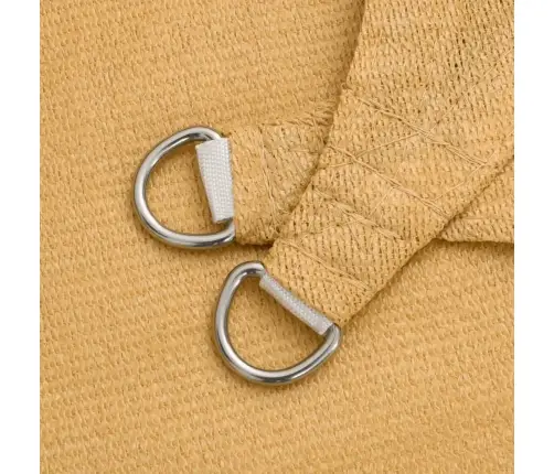 Saulessargs, 160 G/M², Taisnstūra, Smilšu Krāsa, 4X6 M, Hdpe Vidaxl