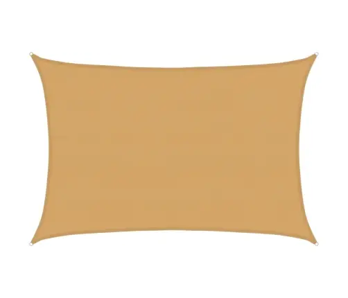Burė Nuo Saulės, Smėlio, 5X6M, Hdpe, 160G/M², Stačiakampė