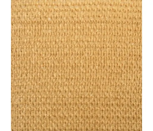Saulessargs, 160 G/M², Taisnstūra, Smilšu Krāsa, 5X7 M, Hdpe Vidaxl
